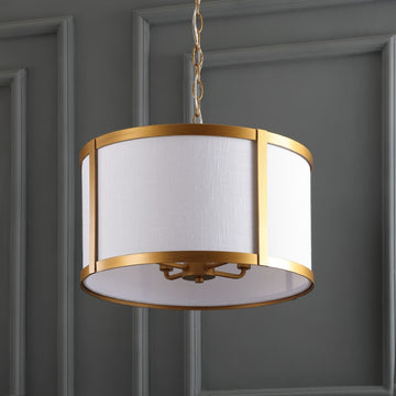 Thatcher 17" Metal LED Pendant Light - JONATHAN Y